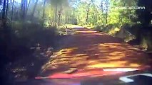 Novikov huge crash onboard WRC Rally Australia 2011