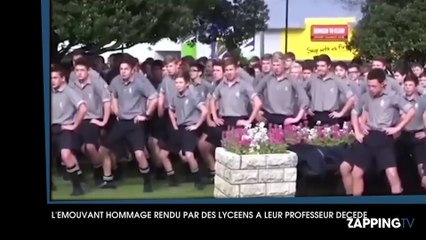 L'émouvant hommage rendu par des lycéens à leur professeur décédé