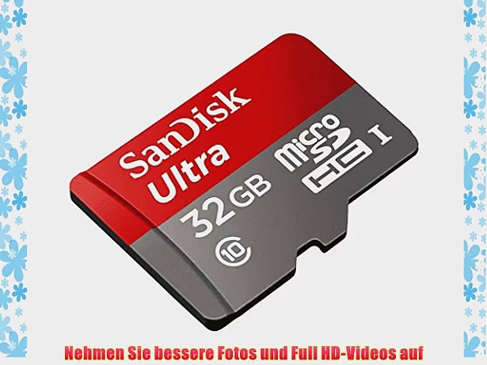 SanDisk SDSDQUIN-032G-G4 Ultra Imaging 32GB microSDHC UHS-I Class 10 Speicherkarte bis zu 48MB/Sek.