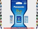 Panasonic RP-SDN08GE1A SDHC Speicherkarte 8GB Geschwindigkeitsklasse 4 (15 MB/sek Transferrate)