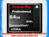 Komputerbay 64GB COMPACT FLASH CARD Professionelle CF 600X 90MB/s Extreme Speed UDMA 6 RAW