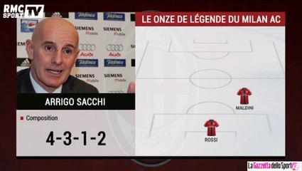 Le Onze de légende du Milan AC selon Adriano Galliani