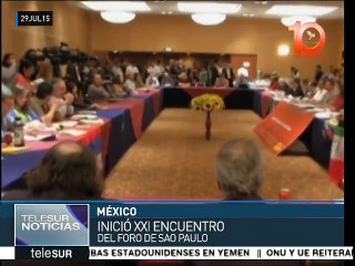Inicia en México el 20º Foro Económico de Sao Paulo