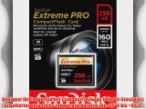 SanDisk SDCFXPS-256G-X46 Extreme Pro CompactFlash 256GB Speicherkarte (bis zu 160 MB/s lesen)
