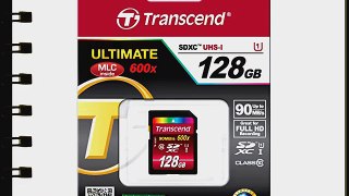 Transcend TS128GSDXC10U1 Class 10 Ultimate-Speed SDXC 128GB Speicherkarte (UHS-1 600x)