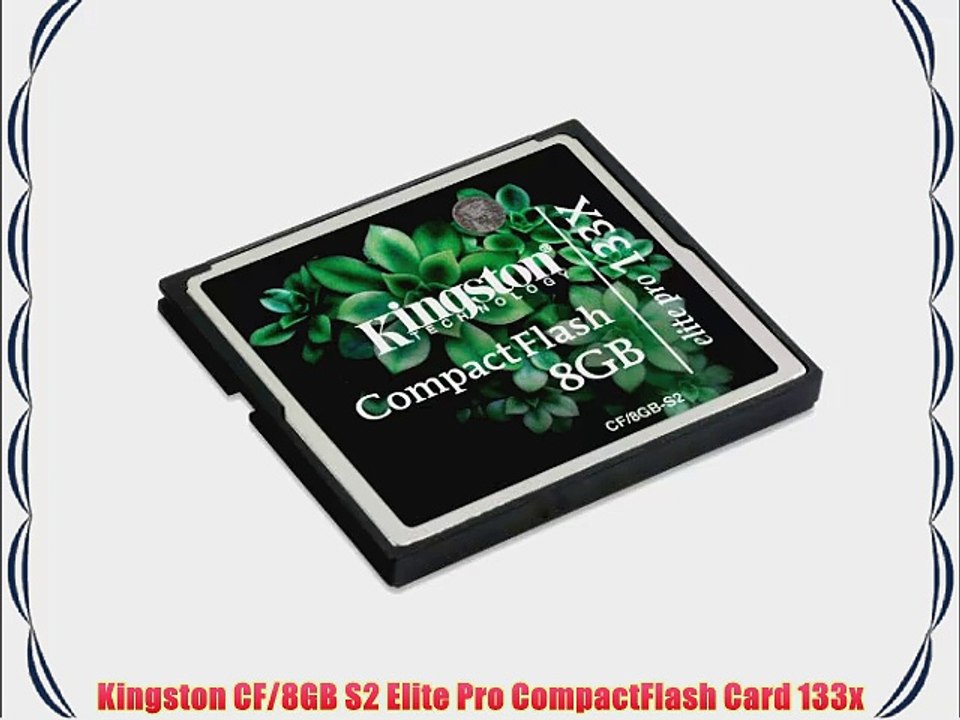 Kingston CF/8GB S2 Elite Pro CompactFlash Card 133x