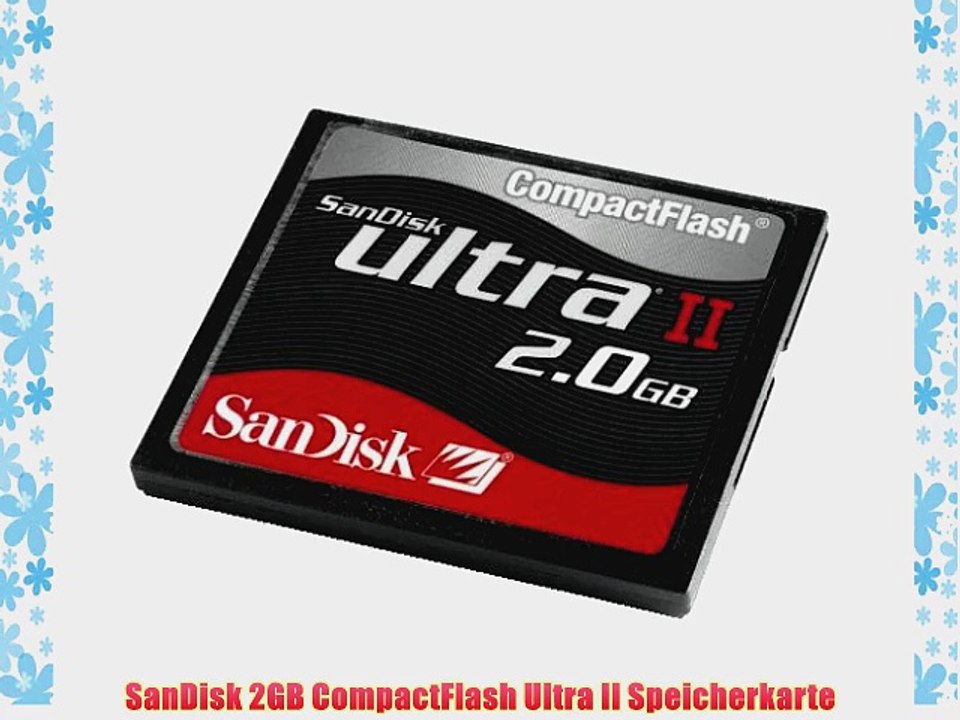 SanDisk 2GB CompactFlash Ultra II Speicherkarte