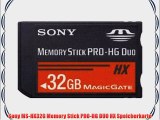 Sony MS-HX32G Memory Stick PRO-HG DUO HX Speicherkarte