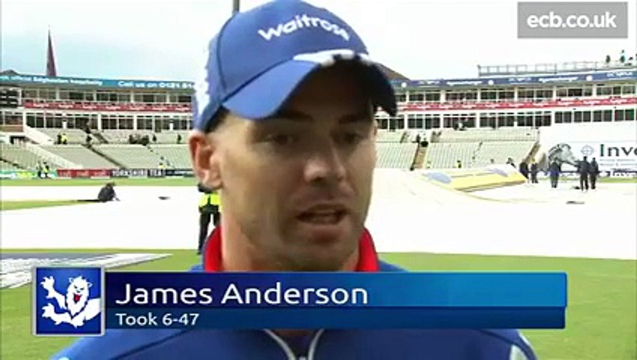 James Anderson takes 6-47 as England bowl Australia out for 136