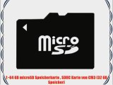 1 -64 GB microSD Speicherkarte  SDHC Karte von CM3 (32 GB Speicher)