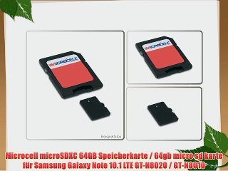 Download Video: Microcell microSDXC 64GB Speicherkarte / 64gb micro sd karte f?r Samsung Galaxy Note 10.1 LTE