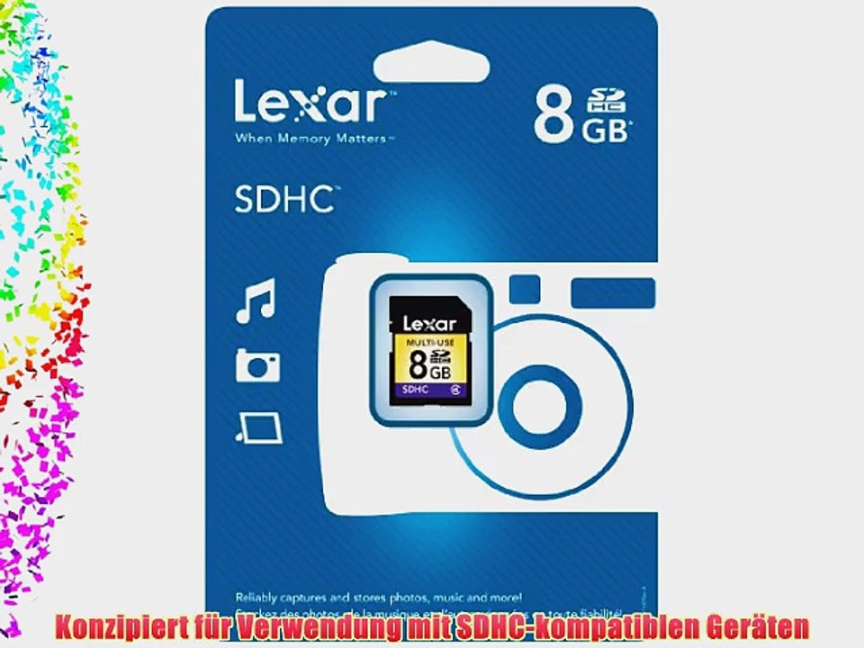 Lexar SDHC 8GB Class 4 Speicherkarte