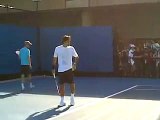 Roger Federer Training - Aus. Open '08