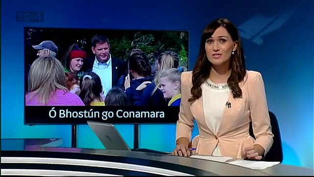 TG4,Marty Walsh,Ó Bhostún go Conamara,Boston Mayor visits Ireland,TG4,Irish-American ethnicity,Carna