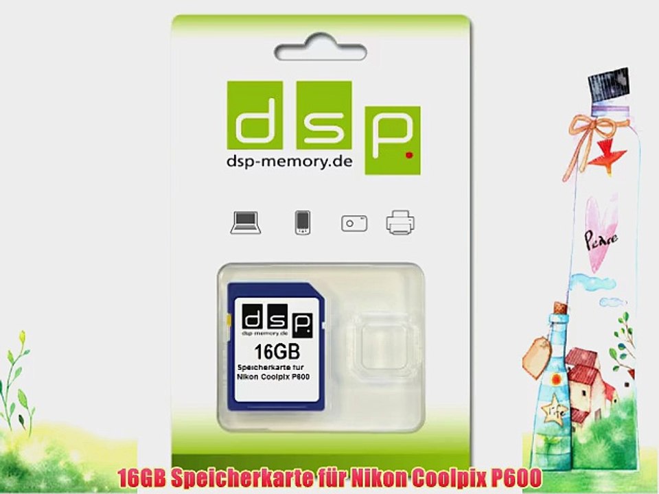 16GB Speicherkarte f?r Nikon Coolpix P600