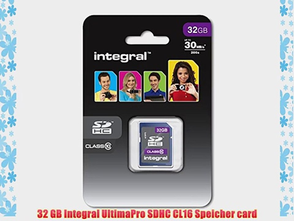 Integral INSDH32G10-20 Class 10 SDHC Secure Digital Speicherkarte