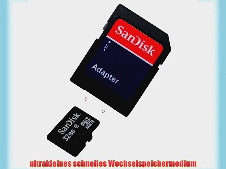 32GB Speicherkarte f?r Samsung Galaxy Note (N7000) (micro SD Adapter)