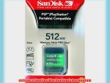 SanDisk Memory Stick Pro Duo Speicherkarte 512MB (original Handelsverpackung)