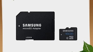 Samsung MB-MSAGBAEU Standard Class 6 microSD 16GB Speicherkarte mit Adapter