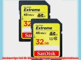 SanDisk Extreme SDHC 32GB Speicherkarte (2-er Pack)
