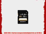 Sony SF32U Class6 32GB SDHC Speicherkarte mit UHS Interface