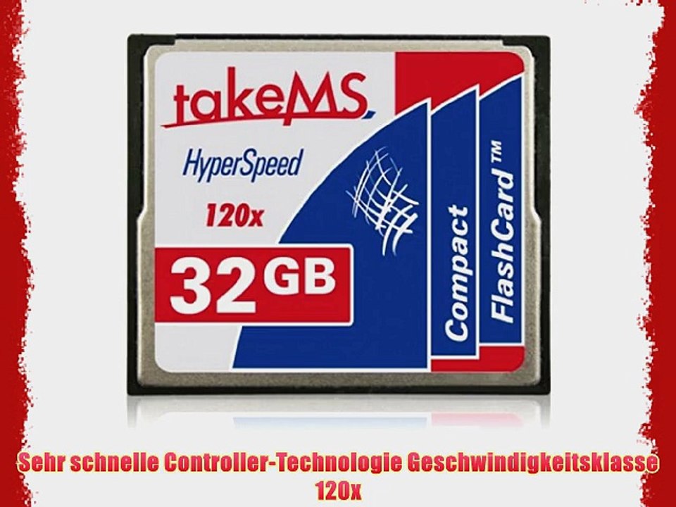 Take MS 88656 Flash Hyperspeed 32GB Speicherkarte
