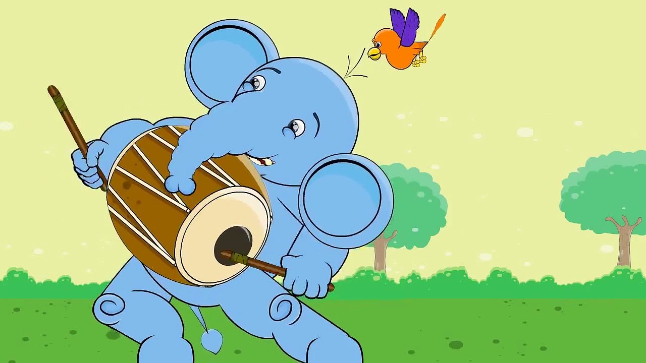 Elephant Music and Dancing Animation for children