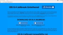 Pangu UNTETHERED iOS 8.4 Jailbreak Tool For iPhone 5, iphone 4, iPhone 3GS, iPad3