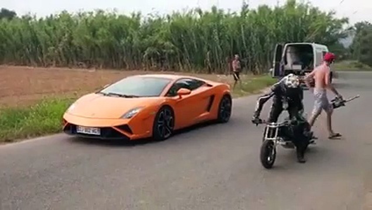 90cc vs Lambo !
