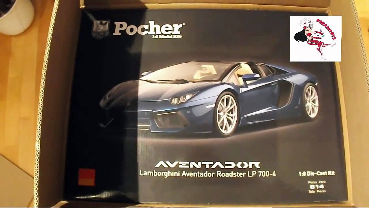 Pocher 1:8 HK103 - Lamborghini Aventador LP 700-4 Roadster Unboxing - Auspacken