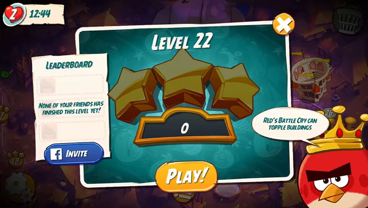 Angry Birds 2 Lv22 Gameplay!