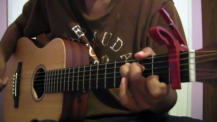 R City - Locked Away (acoustic guitar cover)