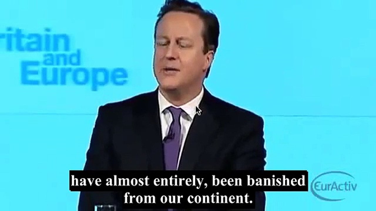 LUYỆN NGHE TIẾNG ANH | ENGLISH NEWS WITH SUBTITLES | VIDEO 3 : PRIME MINISTER DAVID CAMERON'S SPEECH