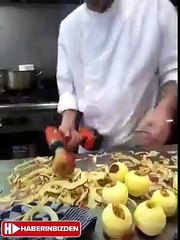 Elma Soymada Yeni Yöntem.