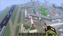Minecraft Airport with Working cars and planes 1.2.5 READ DESCRIPTION!!!!!!!!!!!!!!!!!!!!