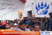 Trabajadores de Polar protestan por expropiación de terrenos en La Yaguara