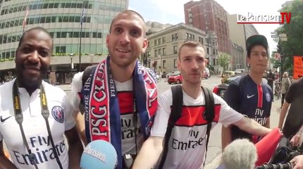 A Montréal, le PSG accueilli par son fan club québécois
