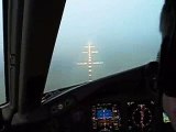 KLM Boeing 777 Landing From Cockpit