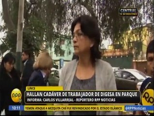 Lince: Trabajador de DIGESA fue encontrado muerto en la banca de un parque [Video]