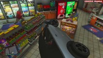 GTA 5 Online Funny Moments Gameplay 6 - Airfield Trolling, Cargobob, Car Heist (Multiplayer) -Vanos