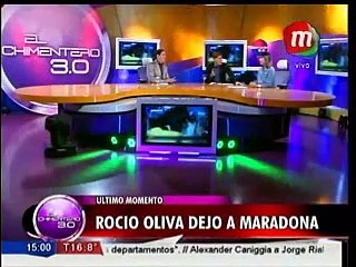 Rocío Oliva dejó a Maradona + ¿Quién es tontín?
