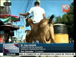 El Salvador: se mantiene plan de contingencia ante paro de transporte