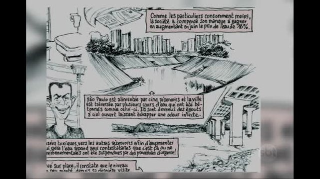 Charlie Hebdo faz sátira sobre a crise hídrica em São Paulo