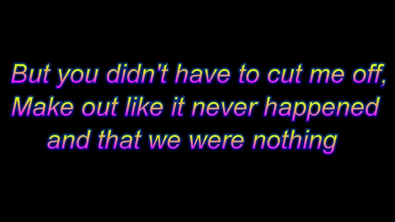 somebody that i used to know lyrics