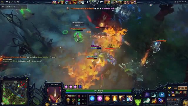 Dota 2- Invoker miracle 7408 mmr