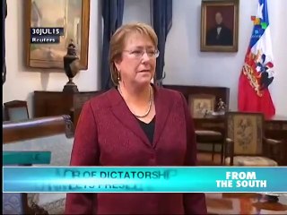 Chile: President Meets with Burn Victim of Military Dictators