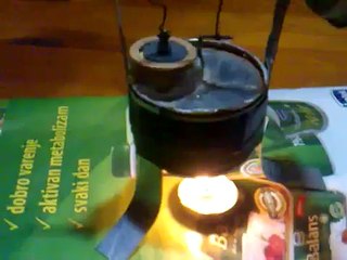 Stirling motor od konzerve