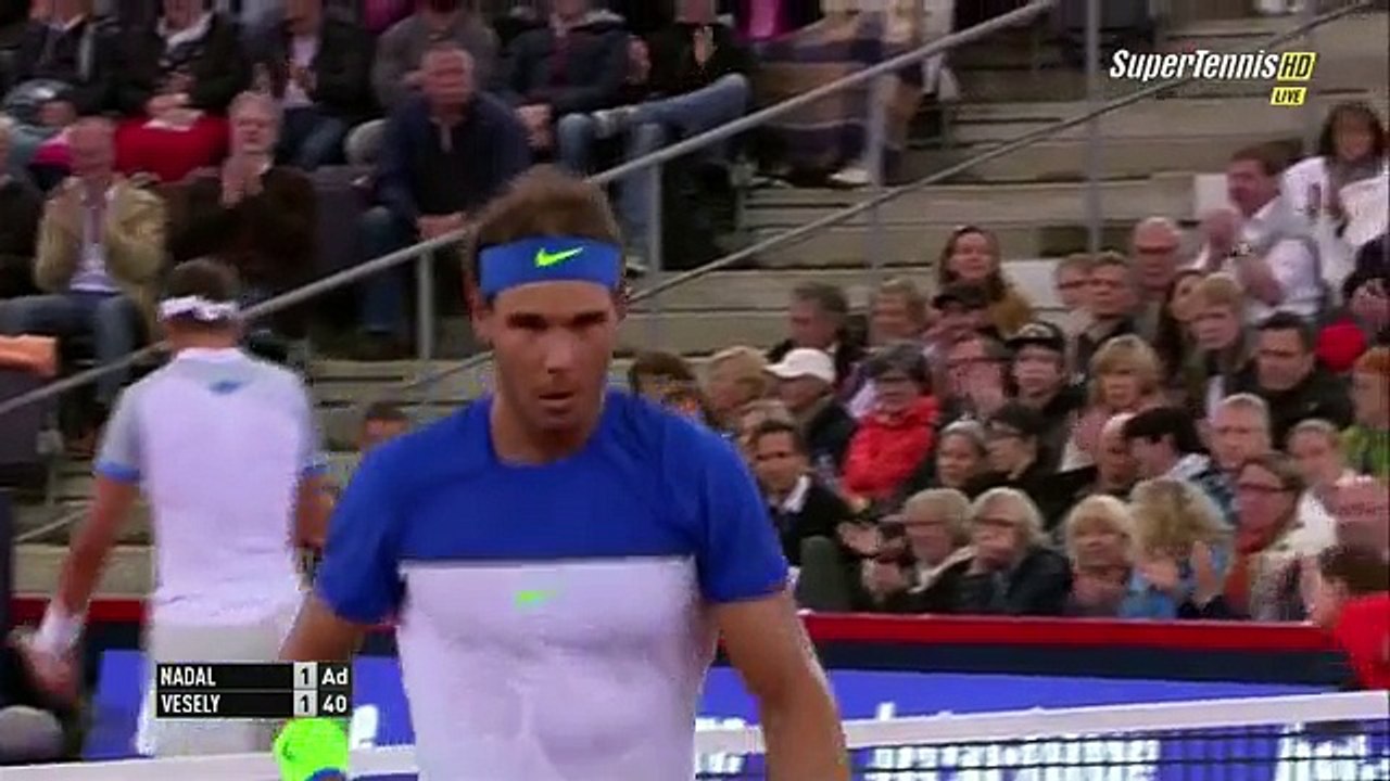 Rafael Nadal 2-0 Jiri Vesely
