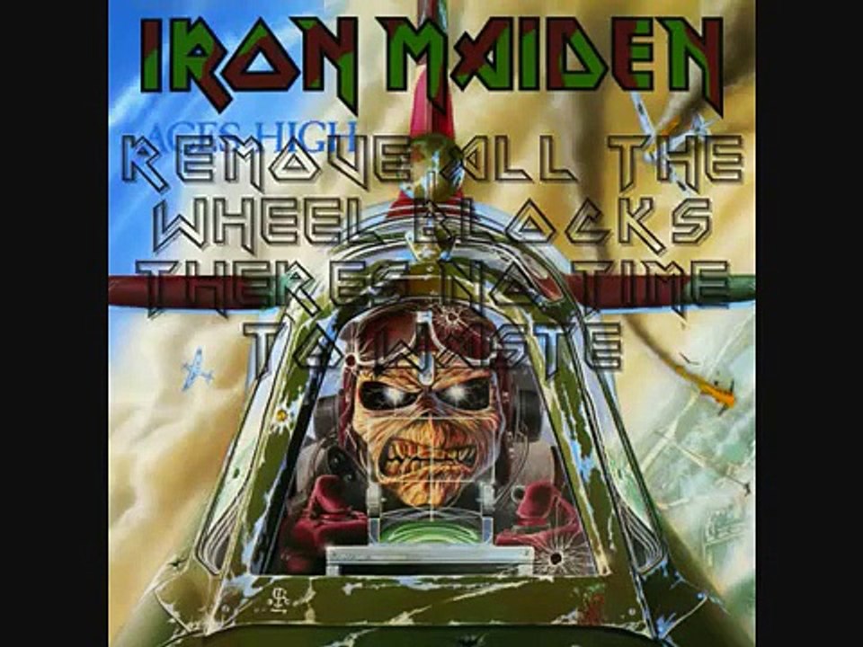 Iron Maiden-Aces High (Lyrics)