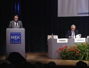 Pierre Bourdieu  à HEC 27/11/1995 Honoris Causa. Les sciences sociales et la démocratie (II)